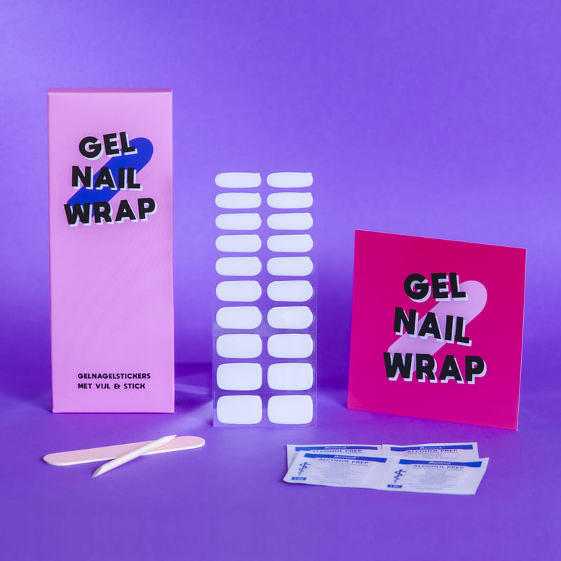 Inhoud pakket gel nail wrap
